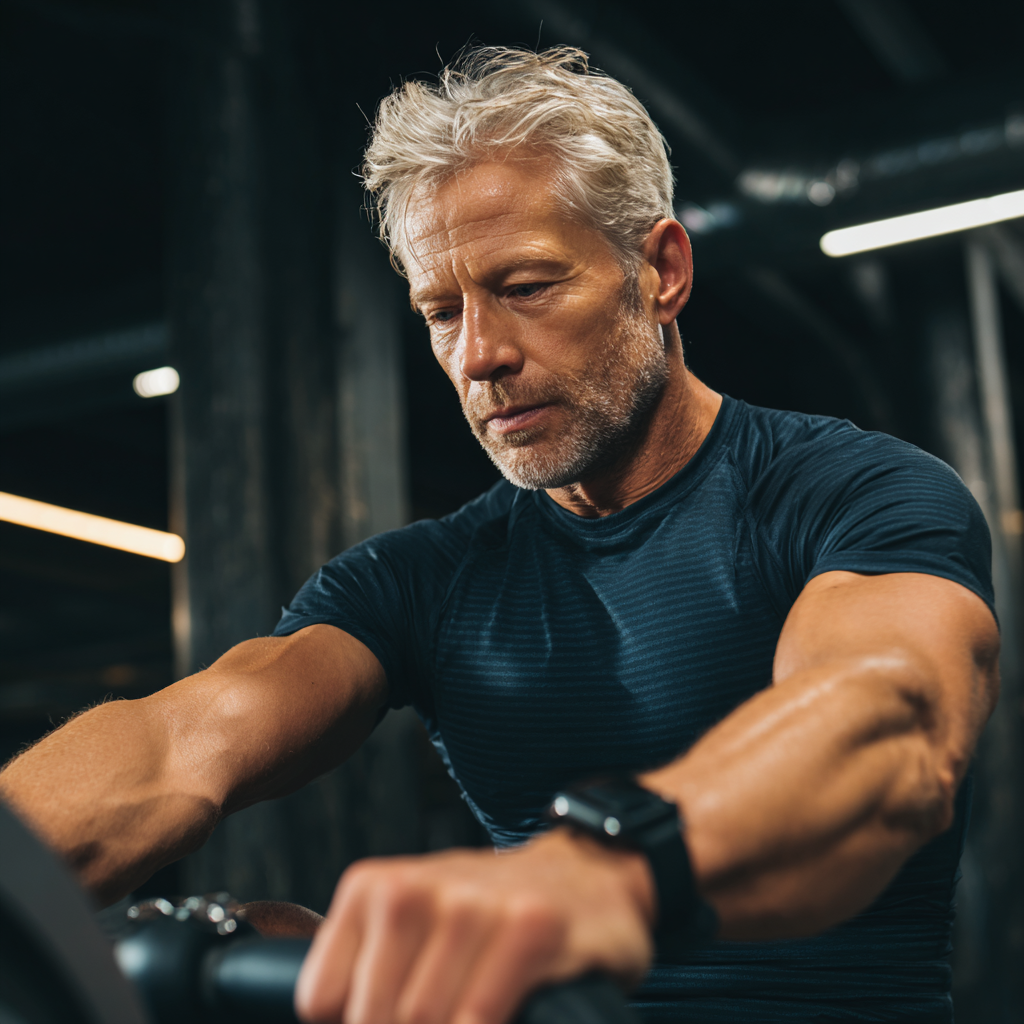 Sledovanie pokroku vo fitness po 45